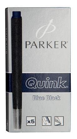 Naboje atramentowe, granatowe, 5 sztuk