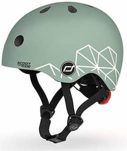 Scoot & Ride Kask Ochronny XXS-S dla dzieci 1-5 lat Green Lines