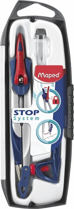 Cyrkiel metalowy Maped Stop System