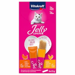 Vitakraft Jelly Lovers, kurczak i indyk - 24 x 15 g