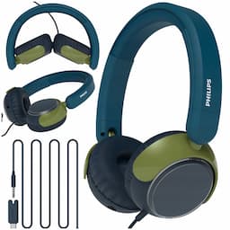 PHILIPS PRZEWODOWE SŁUCHAWKI NAUSZNE DLA DZIECI Z LIMITEM GŁOŚNOŚCI WYGODNE