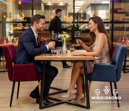 WALENTYNKOWA PODRÓŻ PRZEZ SMAKI - Zamknięta 4-daniowa Kolacja dla Dwojga - 18:45