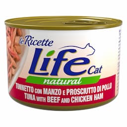 Korzystny pakiet Life Cat "Le Ricette", 12 x 150 g - Tuńczyk, wołowina, szynka