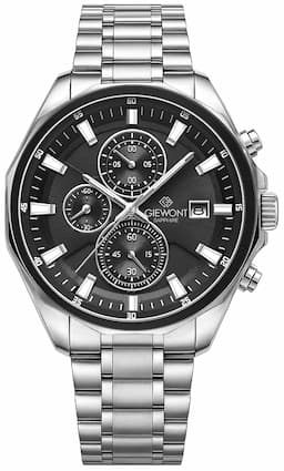 Zegarek Męski Giewont Chronograph Sapphire Srebrny GW7290-B2