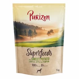 Purizon Superfoods Veggie bataty z soczewicą, jabłkiem i dynią - 4 x 1 kg