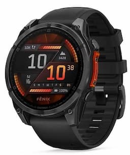 GARMIN Fenix E AMOLED 47mm 1.3” (łupkowoszary / czarny pasek)