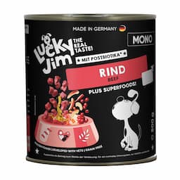 Korzystny pakiet Lucky Jim Mono, 24 x 800 g - Wołowina