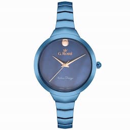Zegarek damski Granatowy G.Rossi 11624B2-6F3
