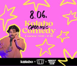 Kolabo Comedy // OPEN MIC // 8 czerwca