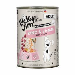 Korzystny pakiet Lucky Jim Adult, 24 x 400 g - Wołowina i jagnięcina