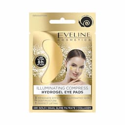 Hydrożelowe płatki pod oczy, kompres rozświetlający