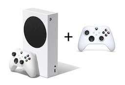 MICROSOFT Xbox Series S 512 GB + XBOX Series kontroler Biały