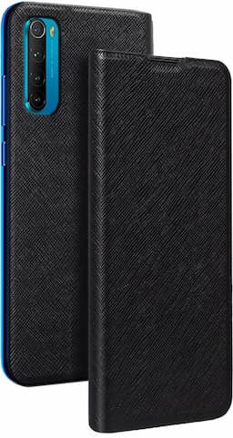 BIGBEN Etui Flip do XIAOMI Redmi Note8 2021 CZARNY