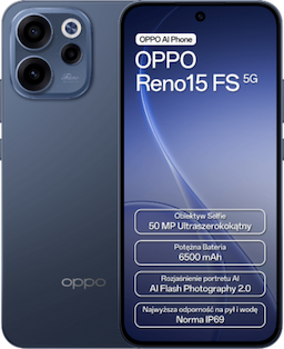 OPPO Reno 15 FS 5G 8/512GB Granatowy
