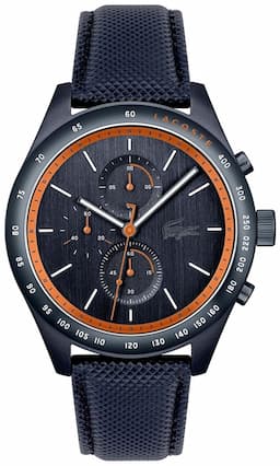 Zegarek męski Granatowy pasek Lacoste Aptex 2011297 na pasku granatowym, granatowa tarcza, WR50