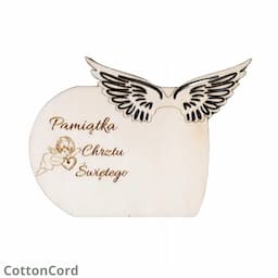 TABLICZKA „CHRZTU ŚWIĘTEGO” ZE SKRZYDŁAMI DO MAGNESU