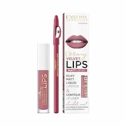 Pomadka płynna matowa i konturówka w zestawie