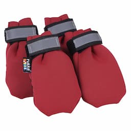 Rukka buty neoprenowe dla psa, czerwone - Rozmiar 1: szer. buta 25 mm