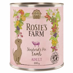Megapakiet Rosie's Farm Adult, 24 x 800 g  - Jagnięcina