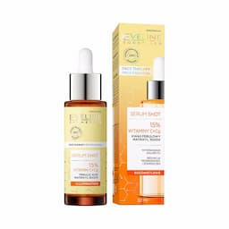 Serum Shot Kuracja z 15% witaminy C + Cg na twarz, szyję i dekolt
