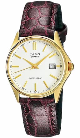 Zegarek Damski Casio Bordowy pasek LTP-1183Q-7ADF + BOX