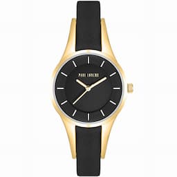Zegarek damski Czarny Paul Lorens PL8154A-1A2 na pasku czarnym, czarna tarcza