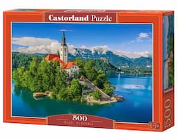 Castor Puzzle 500 elementów Bled Słowenia jezioro