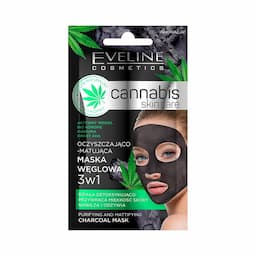 Oczyszczająco-matująca maska węglowa 3w1