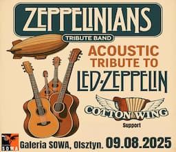 LED-ZEPPELIN Acoustic Evening by Zeppelinians + Support: COTTON WING