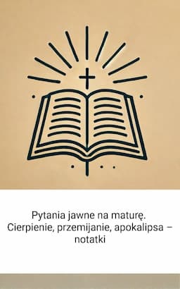 Pytania jawne na maturę. Cierpienie, przemijanie, apokalipsa – notatki - ebook EPUB