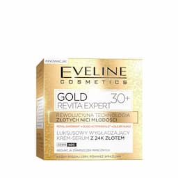 Luksusowy wygładzający krem-serum z 24k złotem 30+