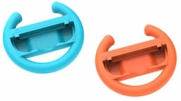 YAXO Uchwyt do Joy-Con WHEELS SET do NS/NS2 orange/blue