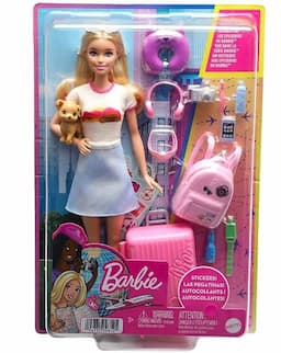 Mattel Lalka Barbie Malibu w podróży