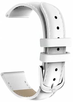 Pasek do Smartwatch Giewont GW300 18mm skórzany BIAŁY