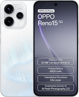 OPPO Reno 15 5G 8/512GB Biały
