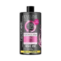 Profesjonalny płyn micelarny do demakijażu twarzy, oczu i ust 3w1