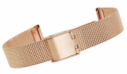 Bransoleta Siatka Różowe Złoto 12 mm 301RG12