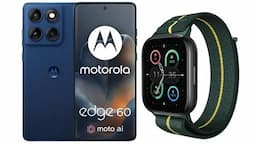 MOTOROLA Edge 60 5G 12/256GB Gibraltar Sea 120Hz + Moto Watch Fit Trekking Green