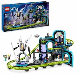 LEGO CITY 60421 Park Świat Robotów z rollercoasterem