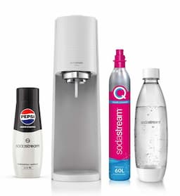 SodaStream TERRA WHITE+1 BUTELKA+PEPSI ZERO