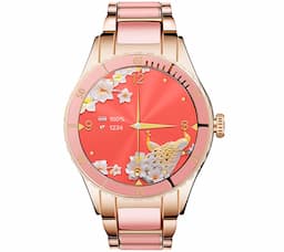 Smartwatch Damski na Różowej bransolecie Rubicon RNCE82