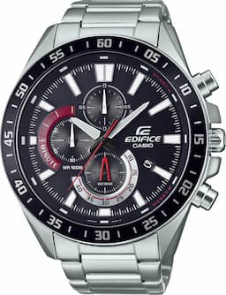 Wodoszczelny 100m Zegarek męski Srebrny Casio EDIFICE EFV-620D-1A4VUEF