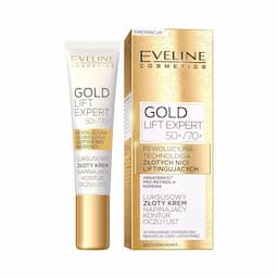 Luksusowy złoty krem napinający kontur oczu i ust 50+/70+