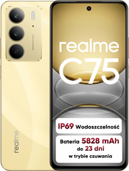 realme C75 8+256GB Złoty