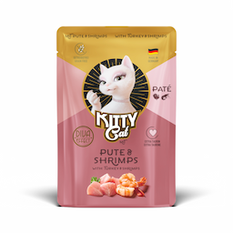 Korzystny pakiet KITTY Cat Paté, 24 x 85 g - Indyk i krewetki